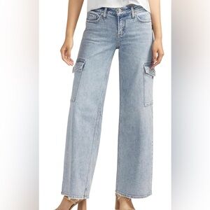 Silver Jeans Women's Light Wash Wide Leg Jeans